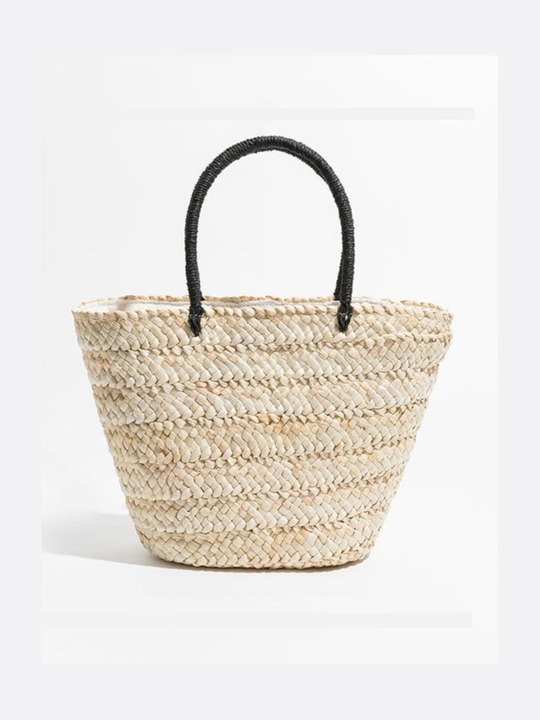 Cabas osier blanc
