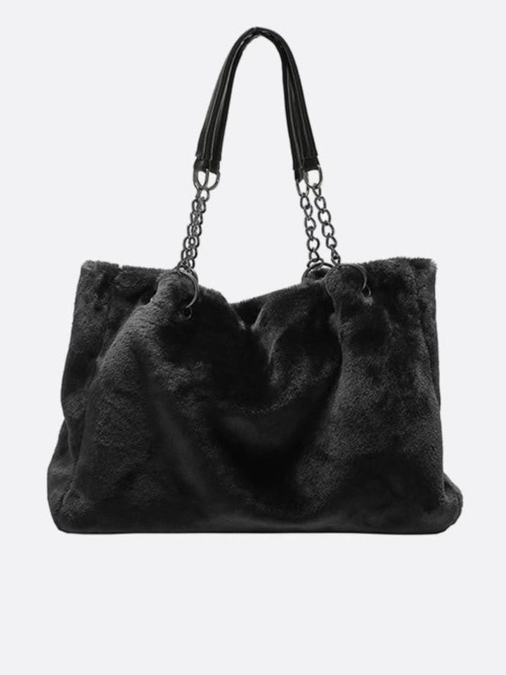 Cabas anse chaine noir