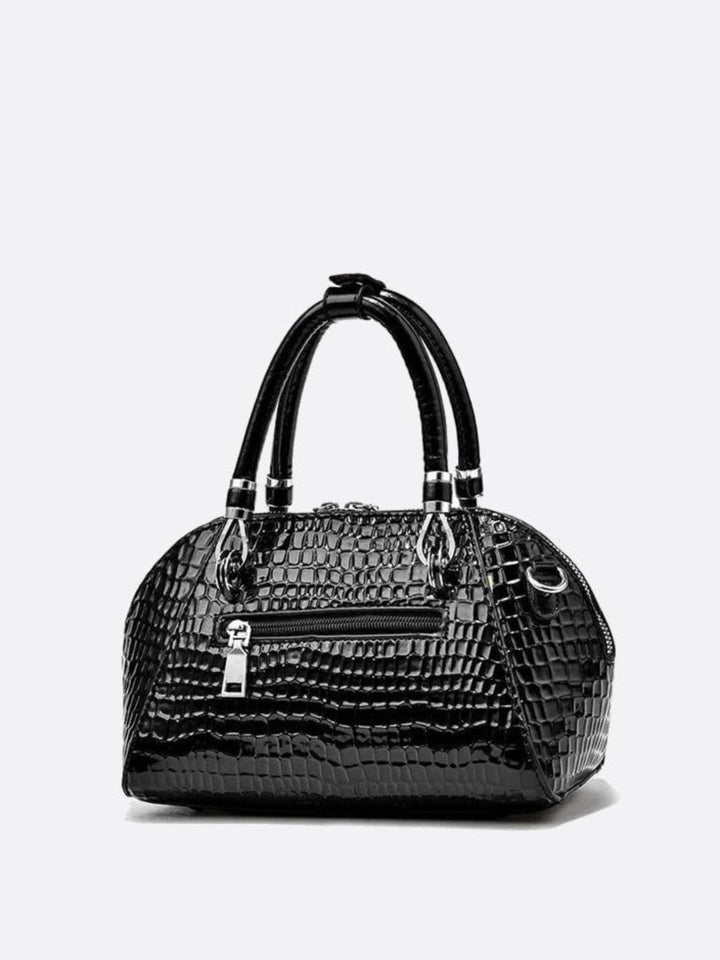 Croc effect handbag 