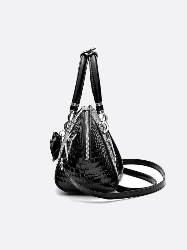 Croc effect handbag 