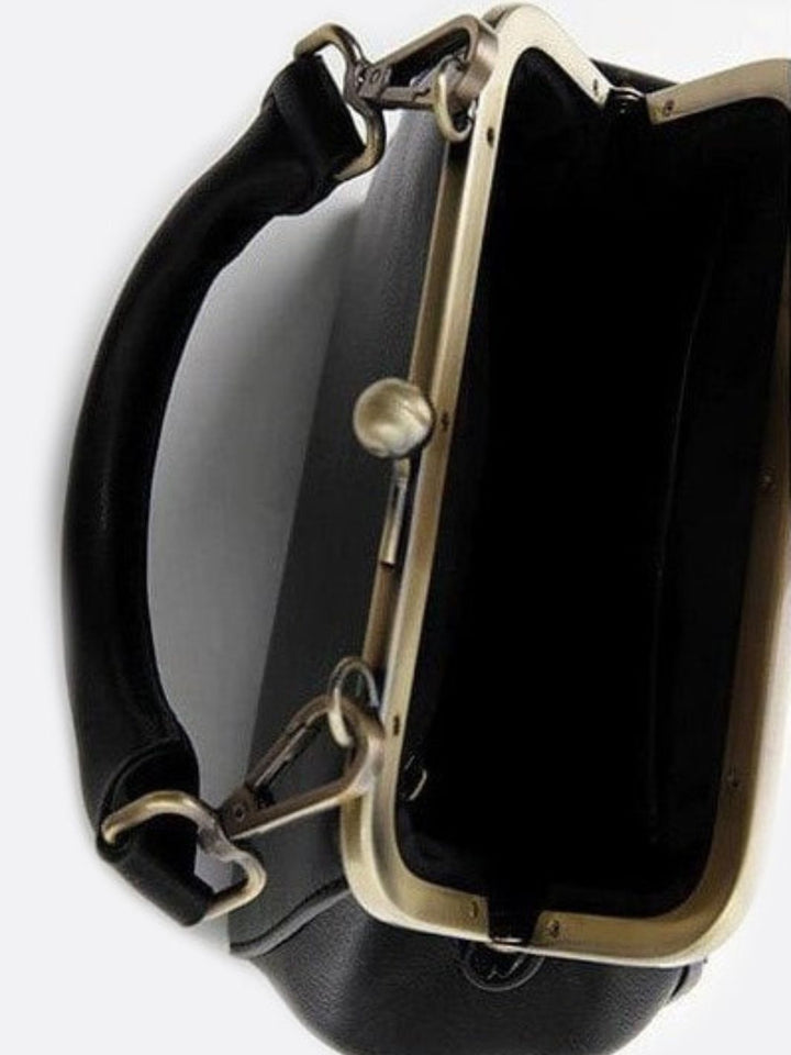 Retro leather purse handbag<br>Amalia