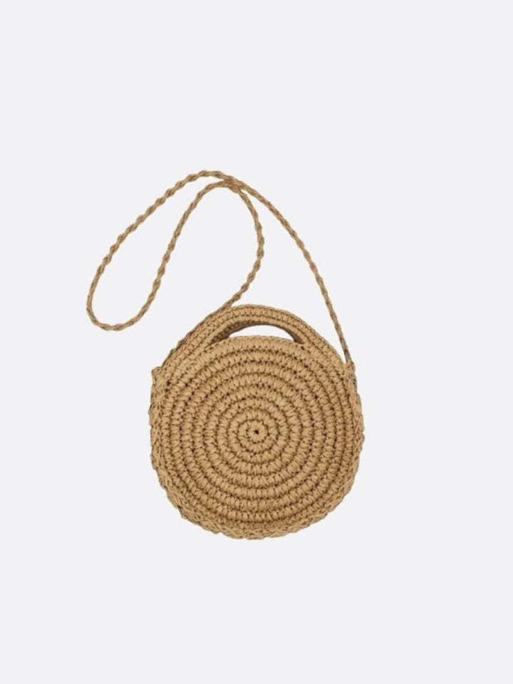 Straw shoulder bag<br> Siranys