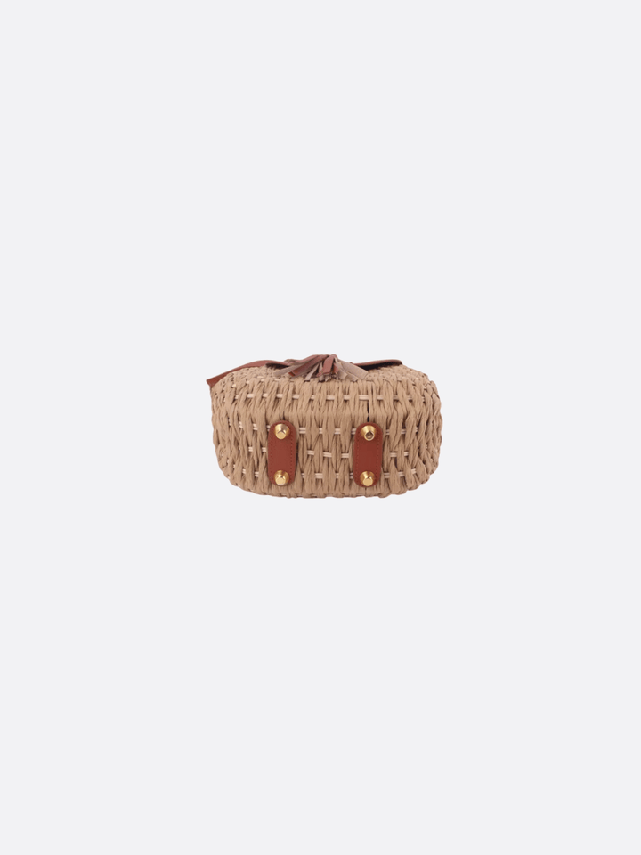 Straw satchel bag<br> Riva