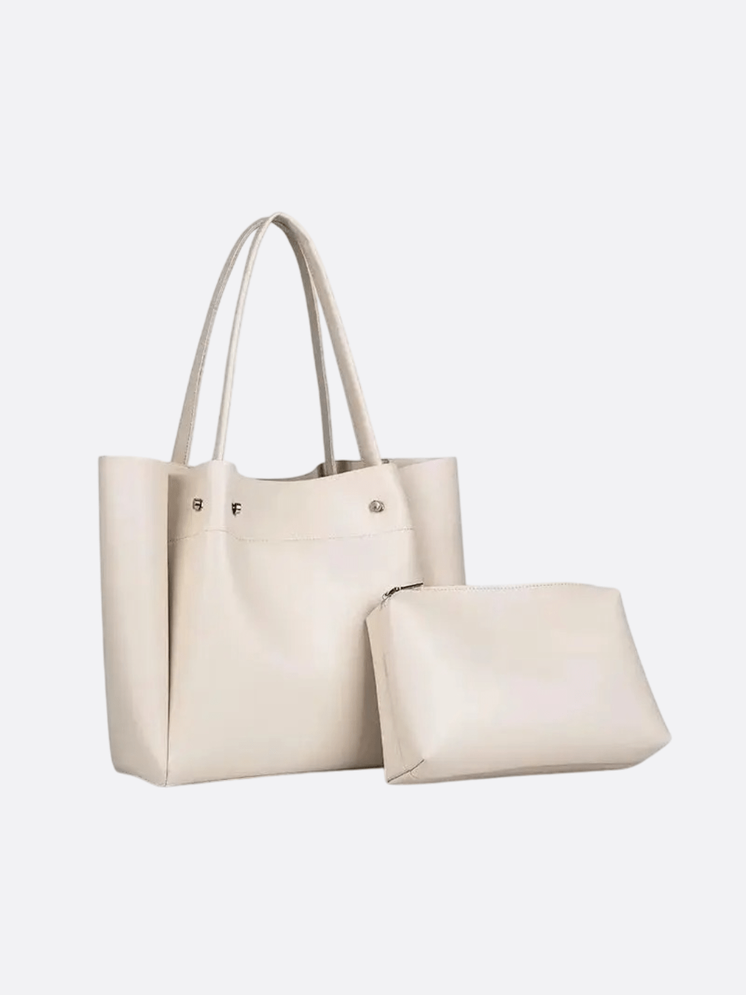 cabas cuir blanc
