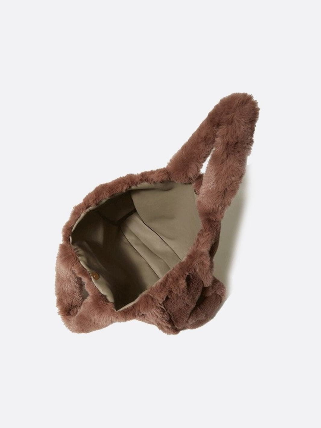 Faux fur tote bag<br> Syriel