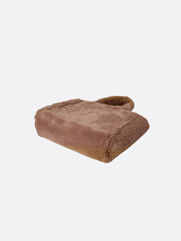 Faux fur tote bag<br> Syriel