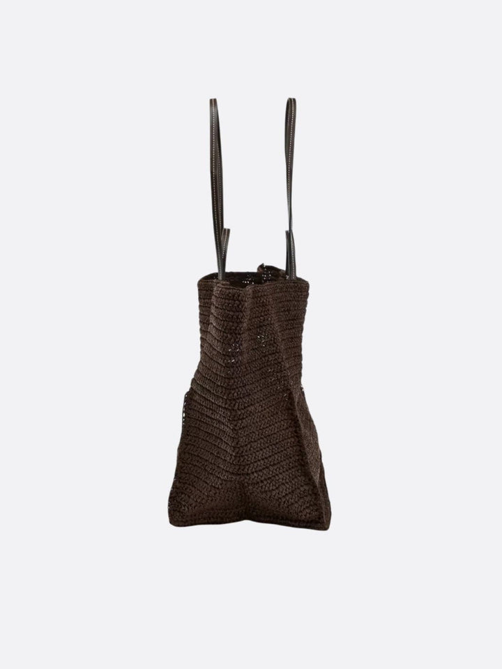 Raffia tote bag<br> Amario