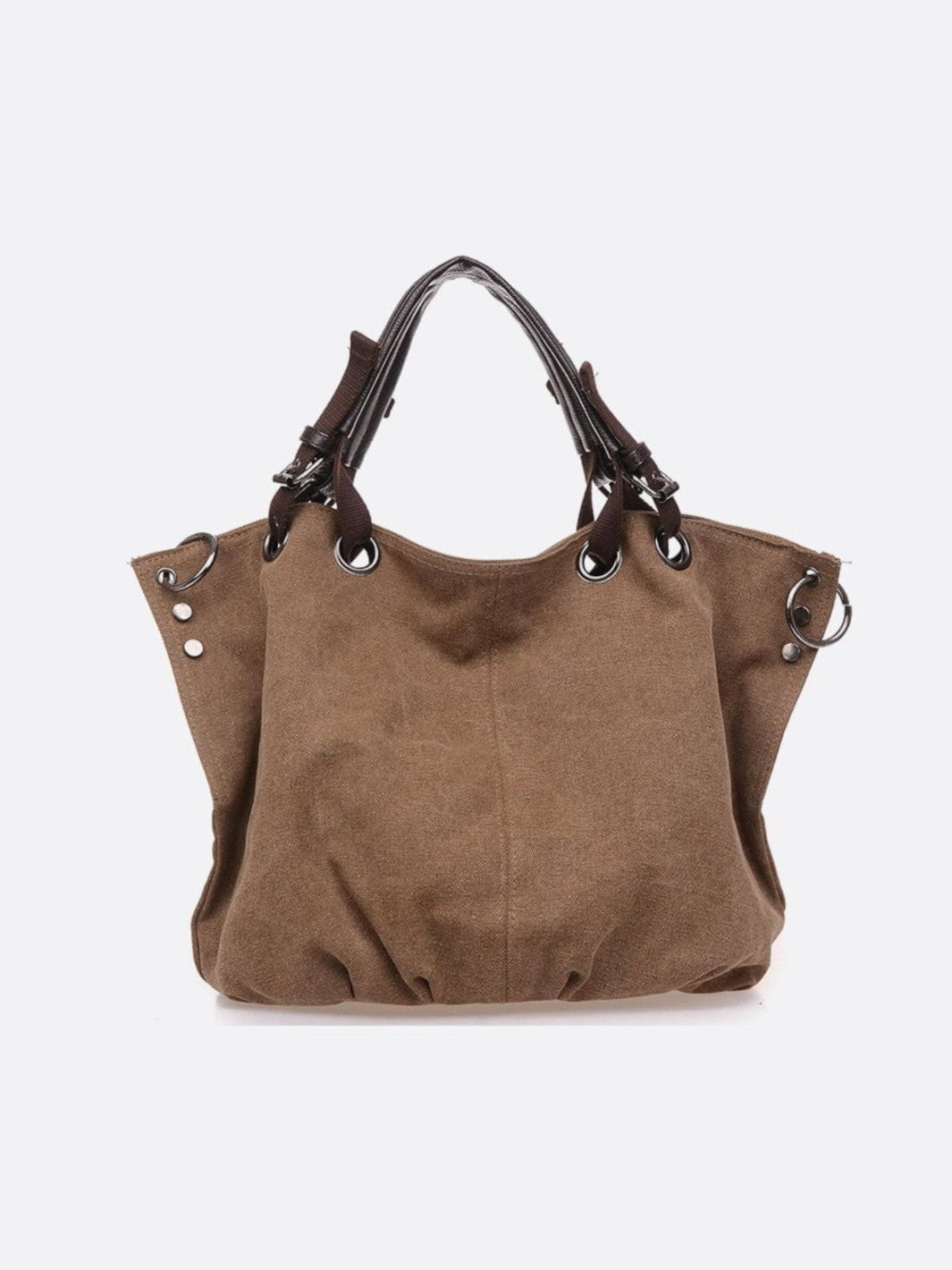 sac toile marron