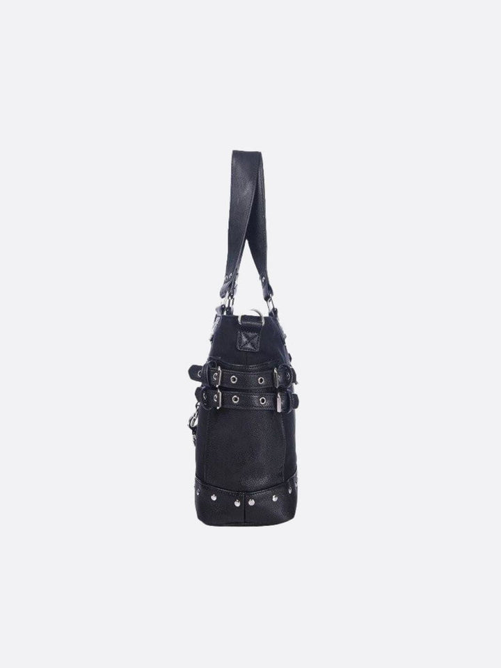 Black canvas tote bag<br> Narell