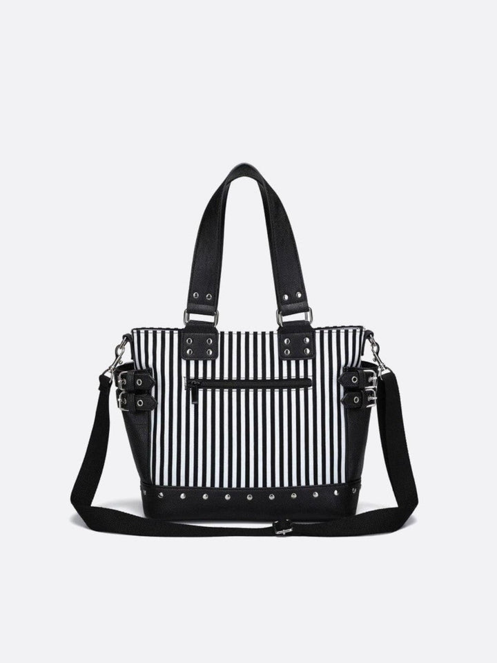 Black and white tote bag<br> Marvello