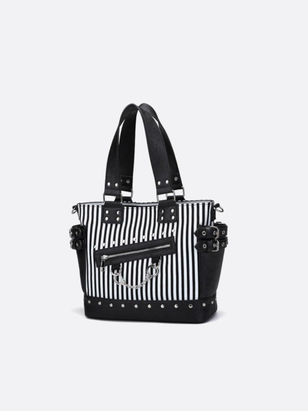cabas noir et blanc