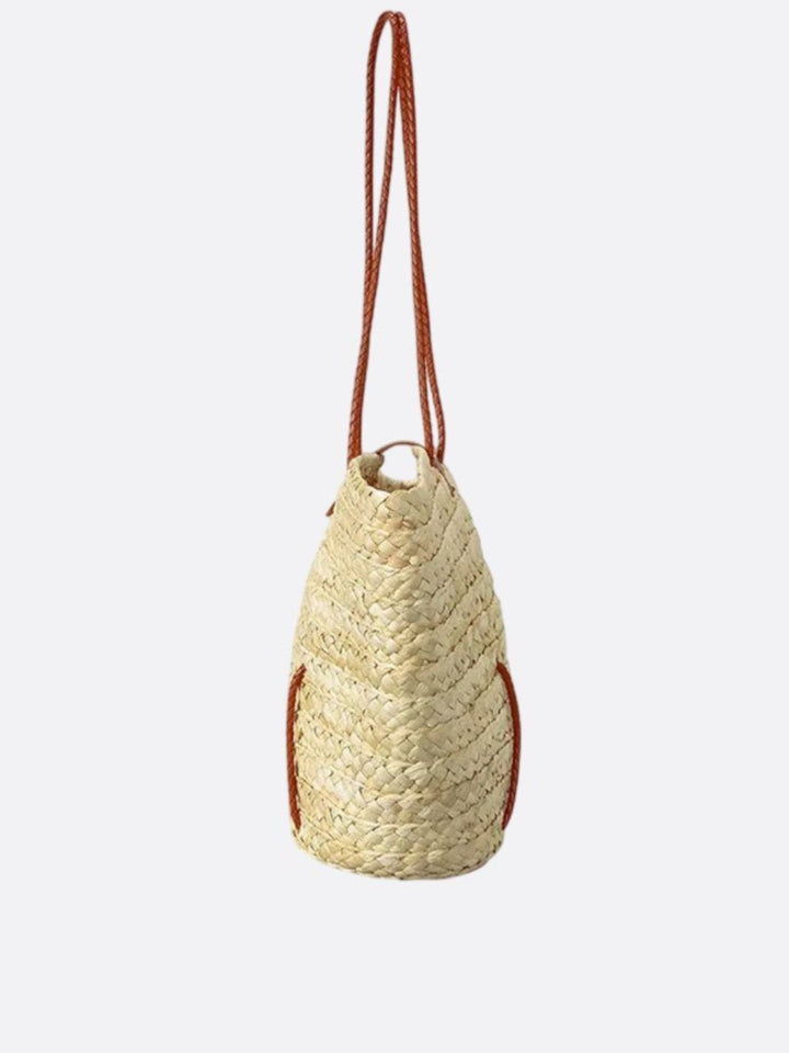 Wicker basket tote bag<br> Palmaris