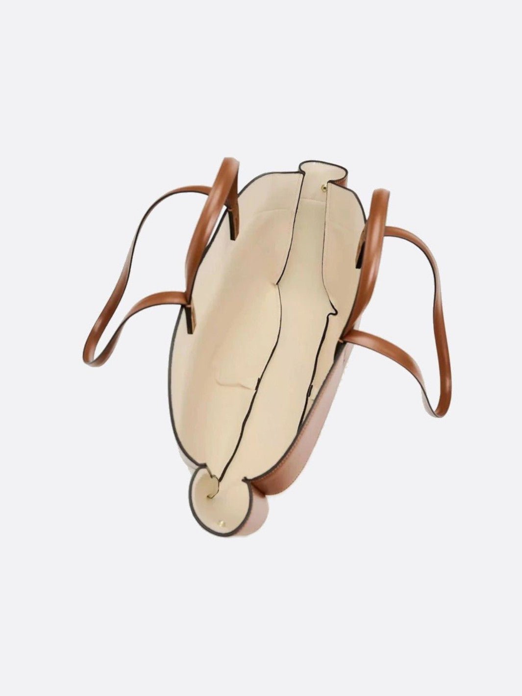 Canvas and leather tote bag<br> Talencia