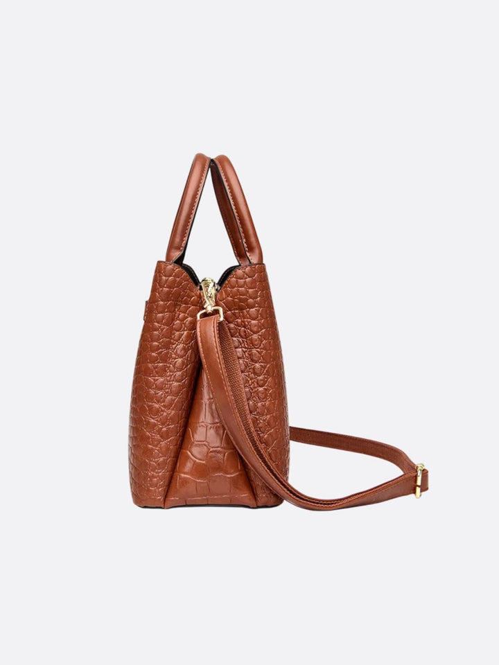 Crocodile leather bag