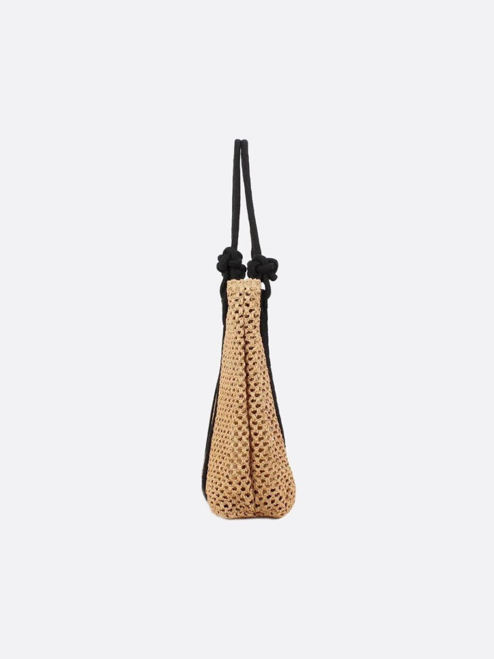 Straw tote bag<br> Terano