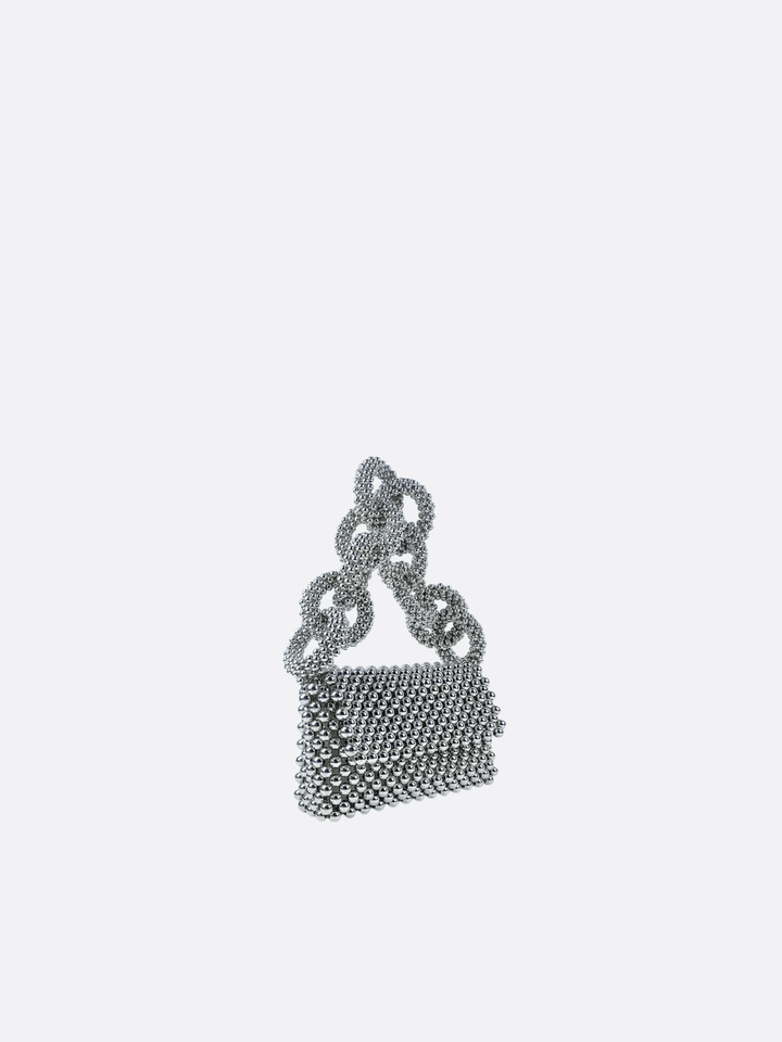 sac perle argenté