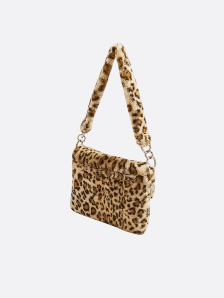 Leopard fur bag<br> Lupo