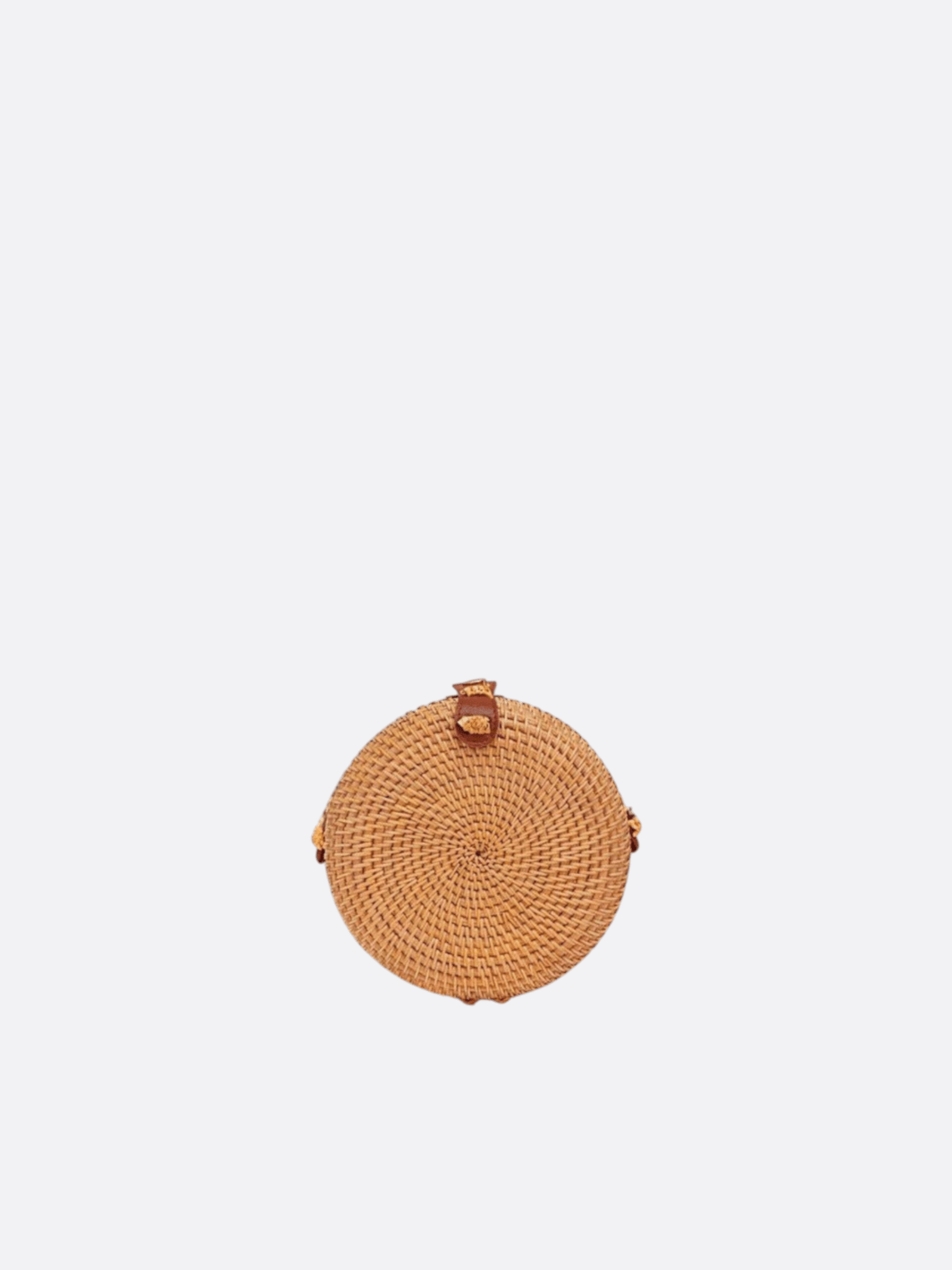sac rond rotin bandouliere