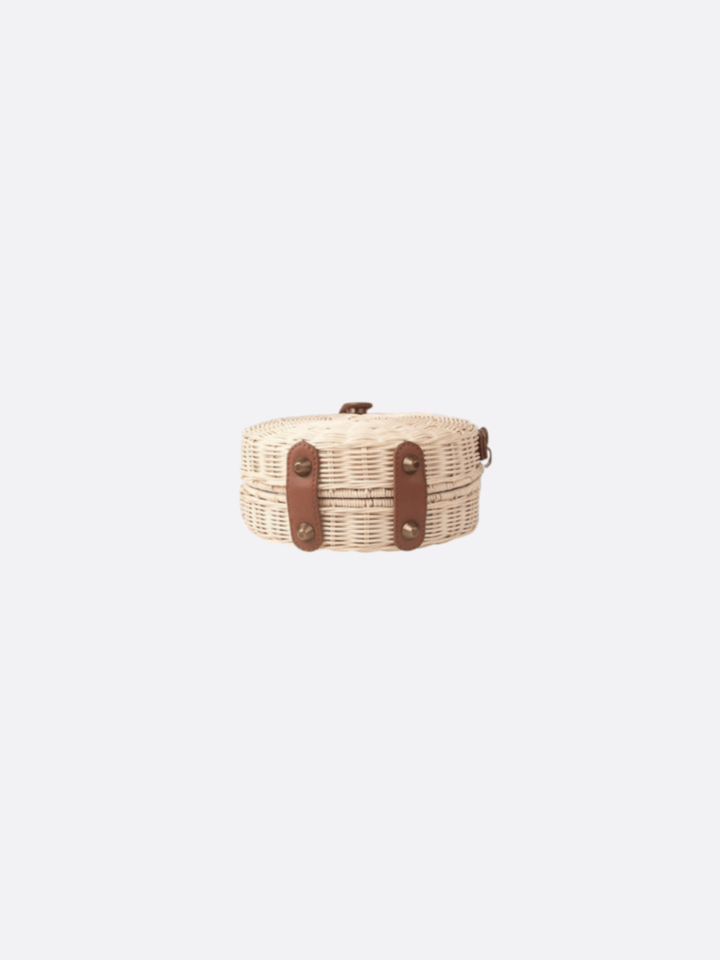 Rattan shoulder bag<br> Veyras