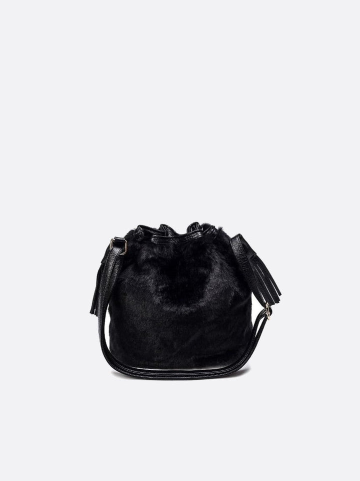 Faux fur bucket bag<br> Neroli