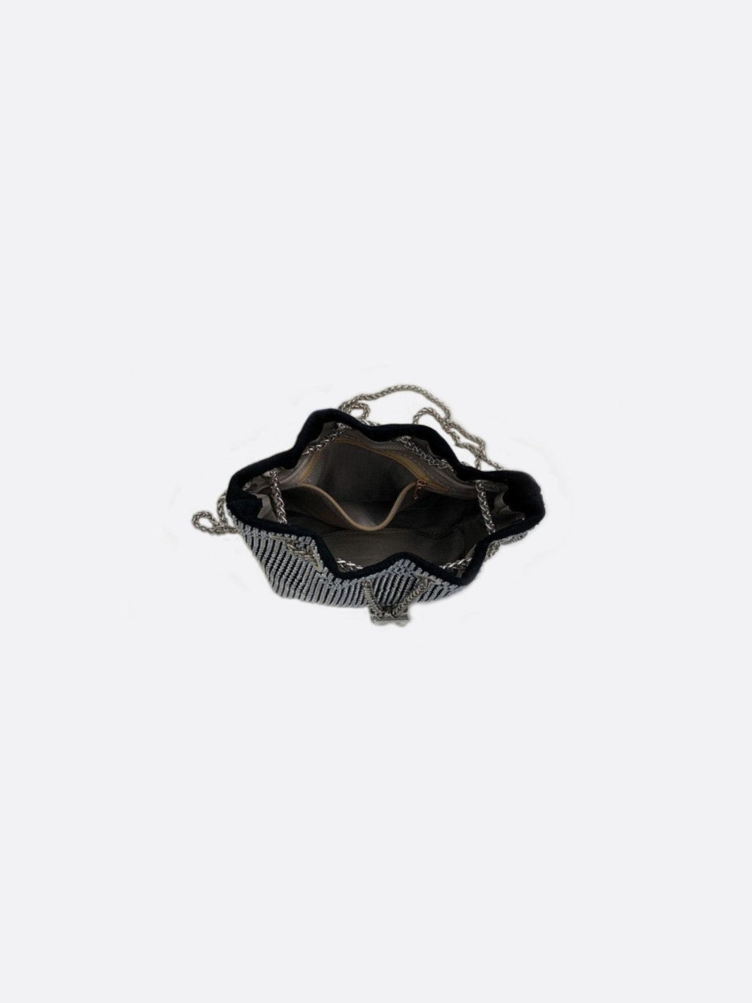 Rhinestone bucket bag<br> Célestin