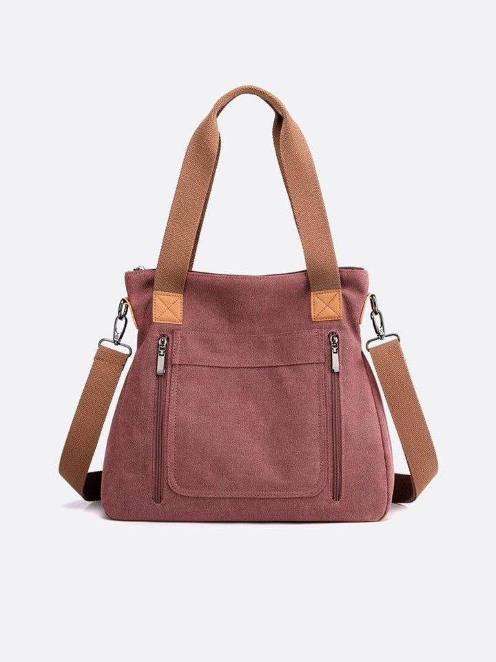 sac toile rouge